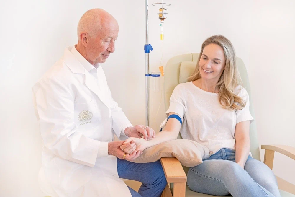 Whole blood analysis before substitution