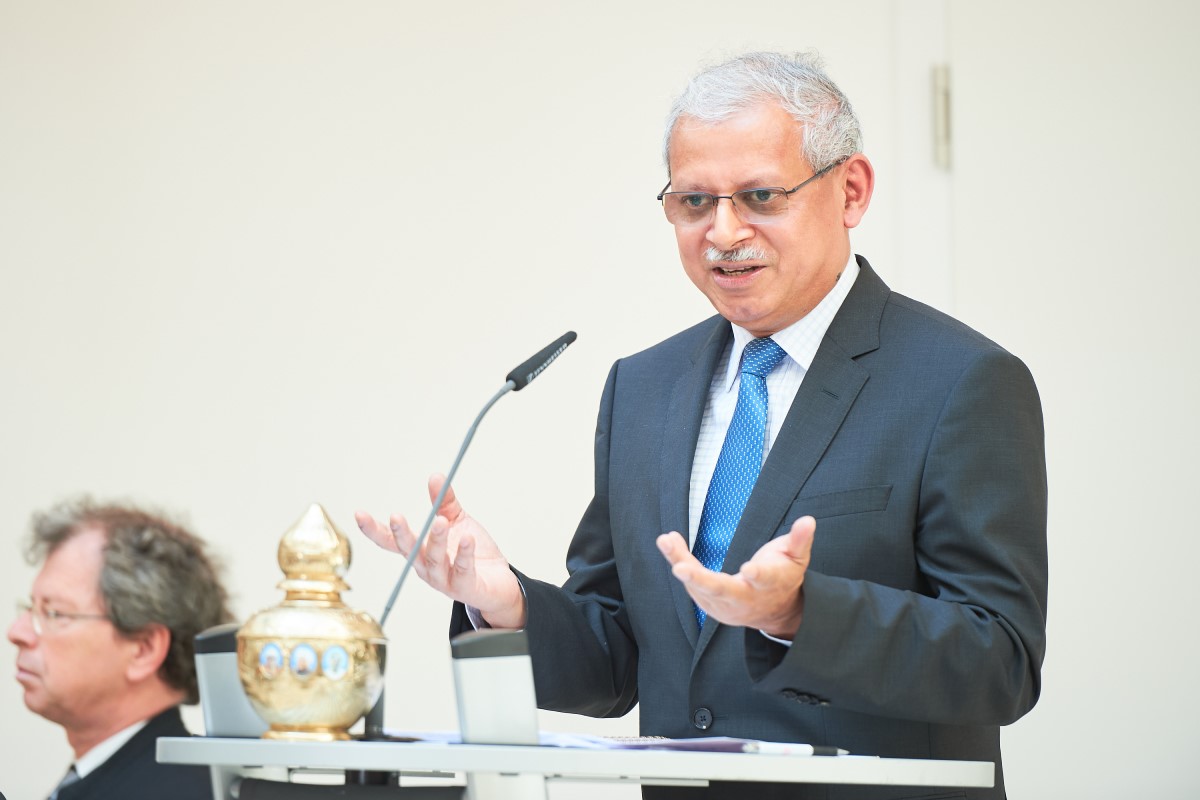 Rede indischer Botschafter in Wien, Jaideep Mazumdar